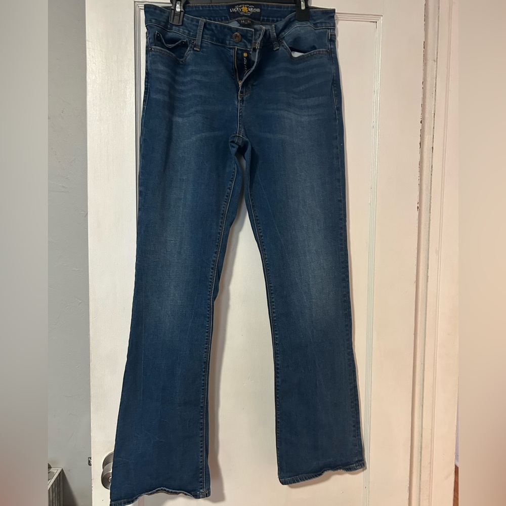 Lucky Brand Dark Blue Straight Leg Jeans